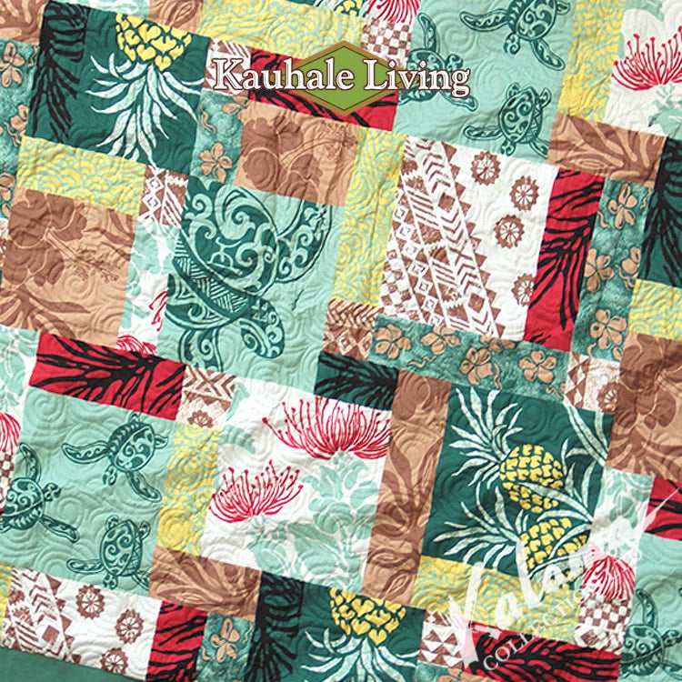 Hawaii Fabric Lap Blanket & Quilted Throw, Paradise | Kalama