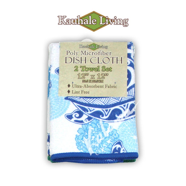 Hawaii Dish Cloth & Kitchen Towel, Ulu Breadfruit Sage